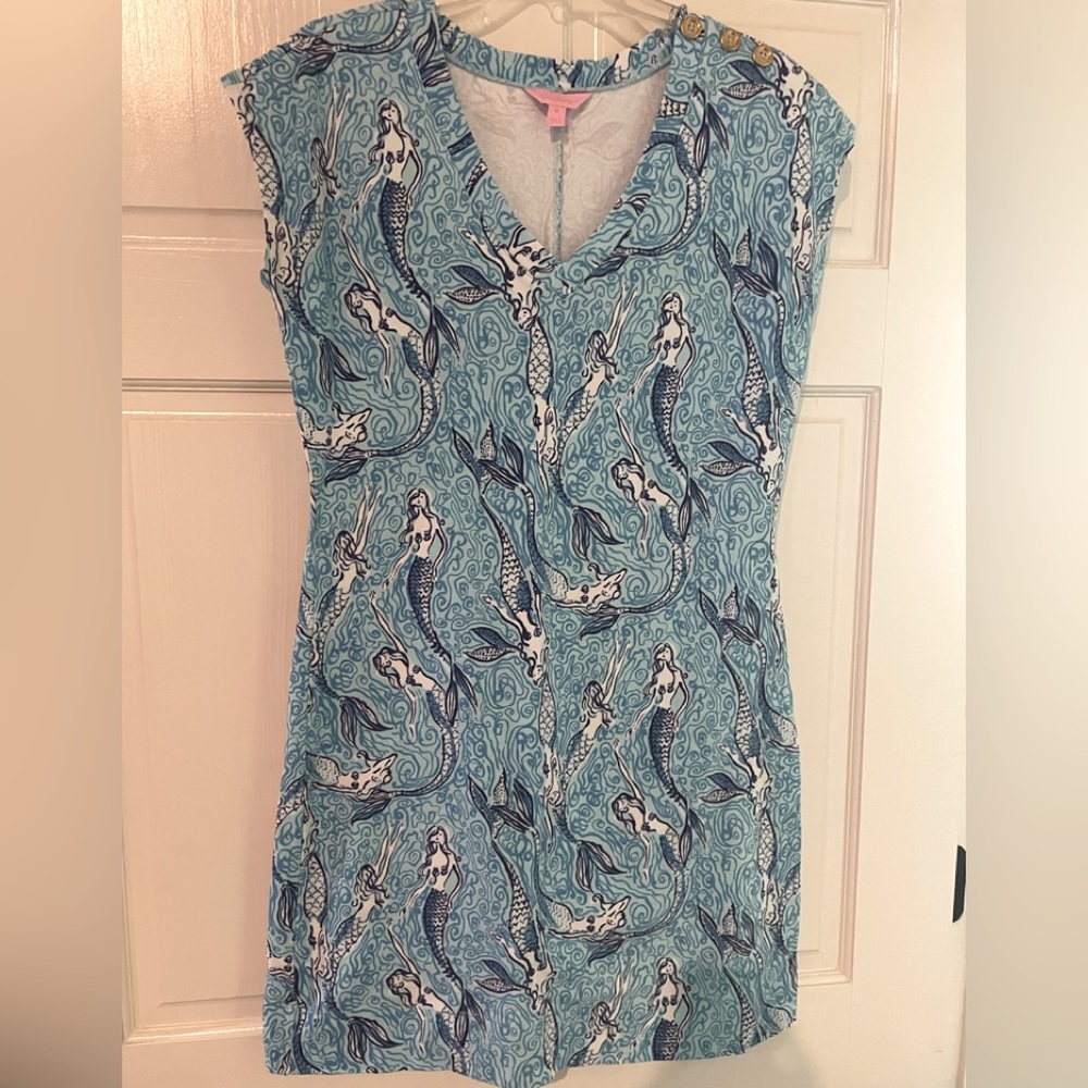 Lilly Pulitzer Cotton short dress size M.  In the Nice Tail print